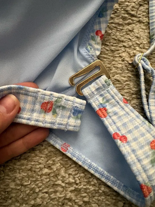 Hollister Gingham Bikini Set - Image 5