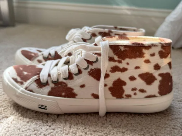 Billabong Parker Cow Print Sneaker - Image 4