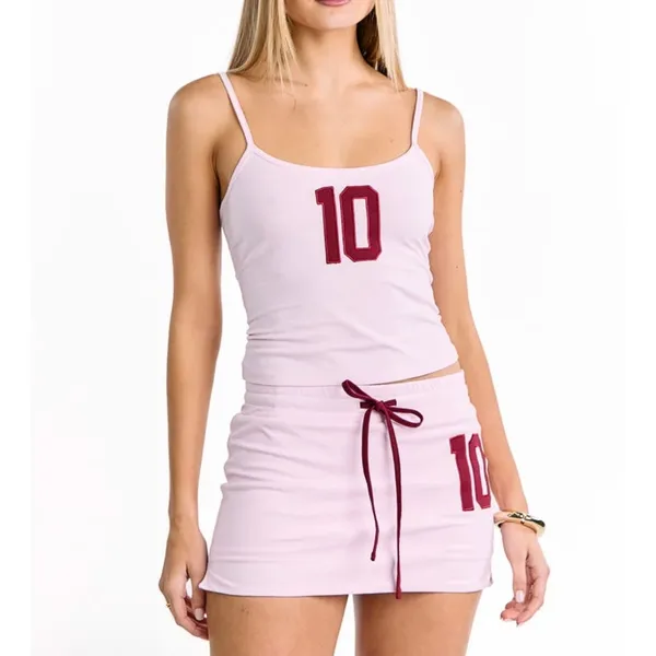 Beginning Boutique Cami Top 10 Karey Size US 0 Pink Red - Image 4