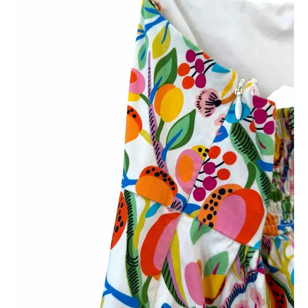 Hutch Floral Fruit Print Romper Women's Small Sleeveless Cotton Summer - Image 5