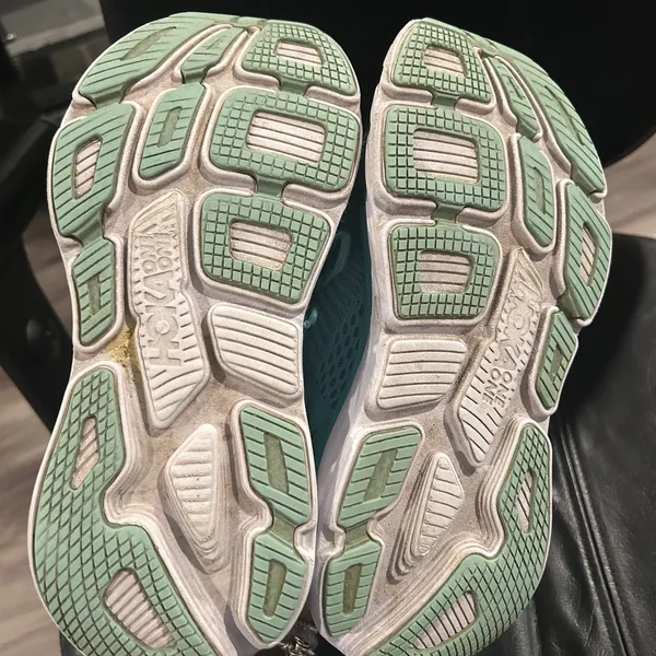 Hoka One One Women's Bondi 7 Teal Athletic Shoes please see stain - Image 9