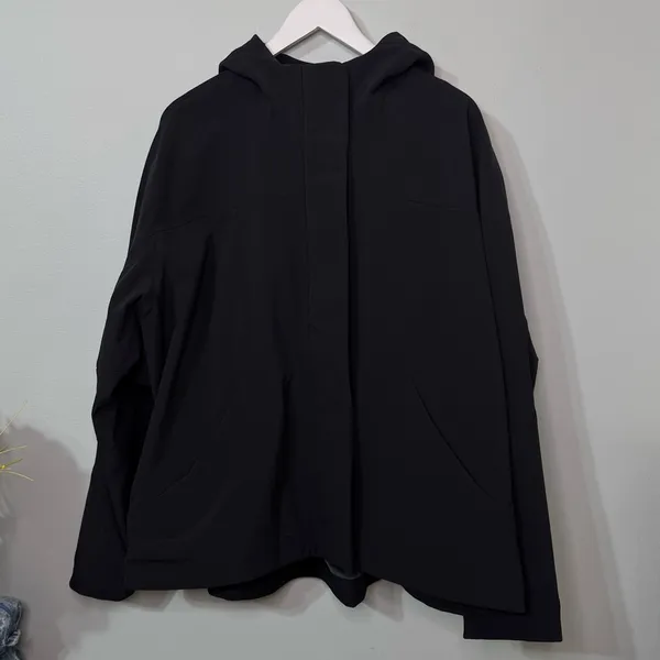 Lululemon RepelShell Cinch Back Rain Jacket Waterproof Windproof Velour Lined 12 - Image 10