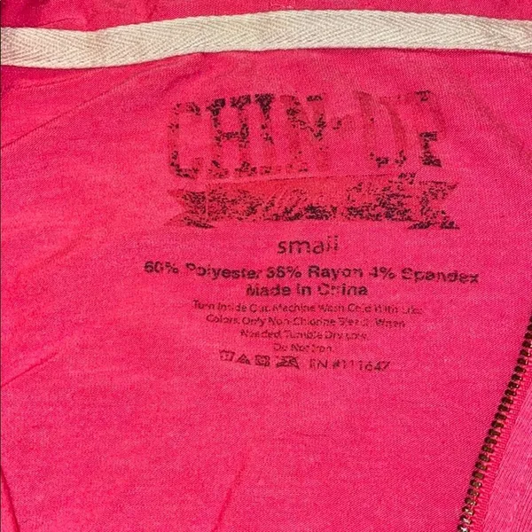 ✨ Pink Full Zip Lightweight Hoodie ✨ Pink - Image 3