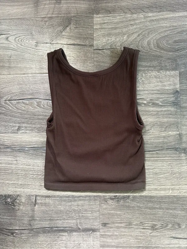 Aritzia Brown Tank Top - Image 3