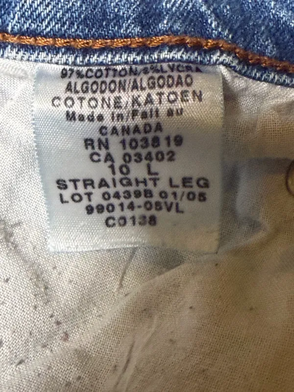 Harley Davidson Jeans Womens 10 Long Light Wash High Rise Straight Leg Retro - Image 9
