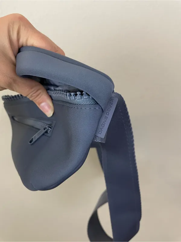 Dagne Dover Ace Neoprene Belt Bag Fanny Pack in Ash Blue - Image 6