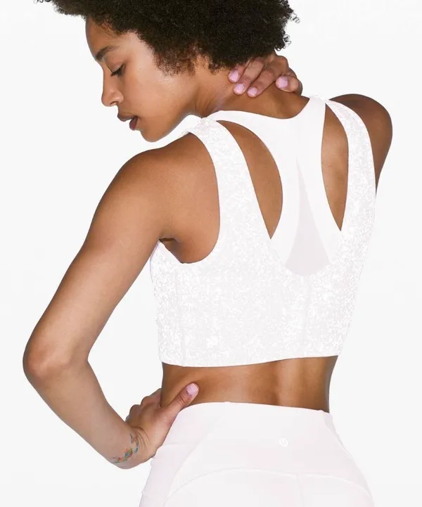 Lululemon Energetic Edge Cropped Tank Light Chrome 4 - Image 12
