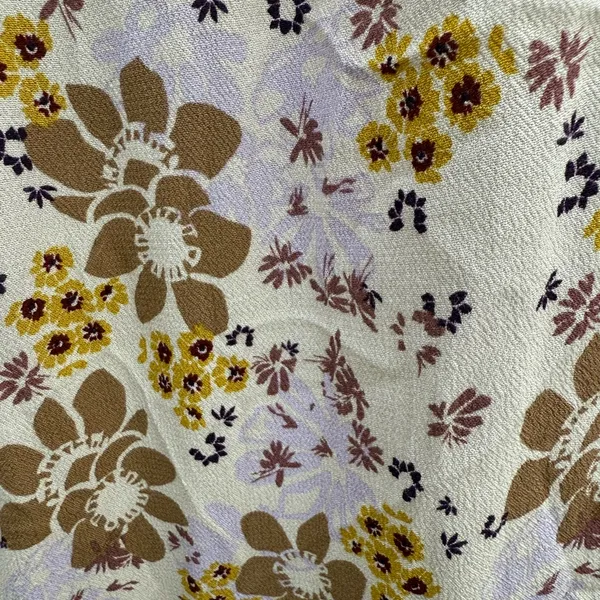 Free People Can't Take My Eyes Off Of You Flared Pants Floral Beige Size Large - Image 3