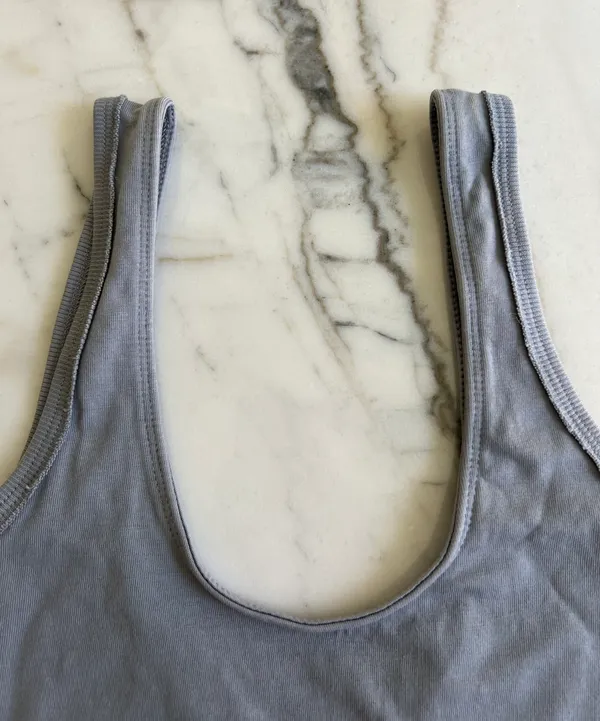 Free People Movement Blue Gray Tank Top Bra - Image 5