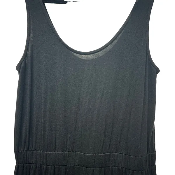 Abercrombie & Fitch Sleeveless Black Womens Jumpsuit XS Scoop Neck Stretch Soft - Image 5