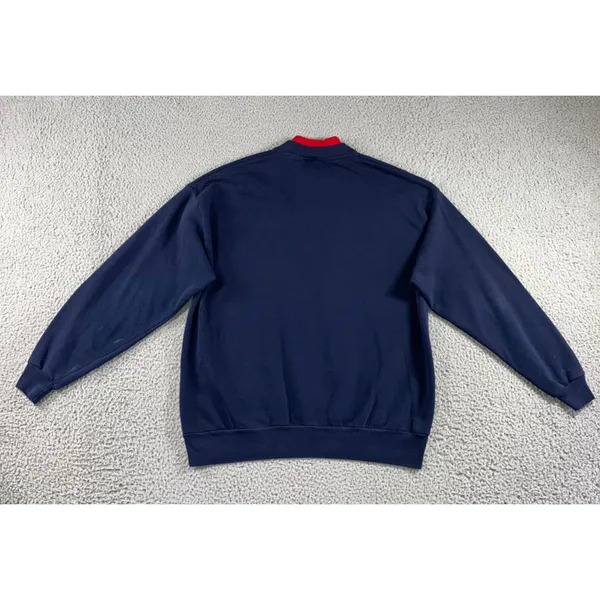 Vintage Cardinal‎ Sweatshirt Women XL 90s Embroidered Mock Neck Grandma Grunge - Image 3