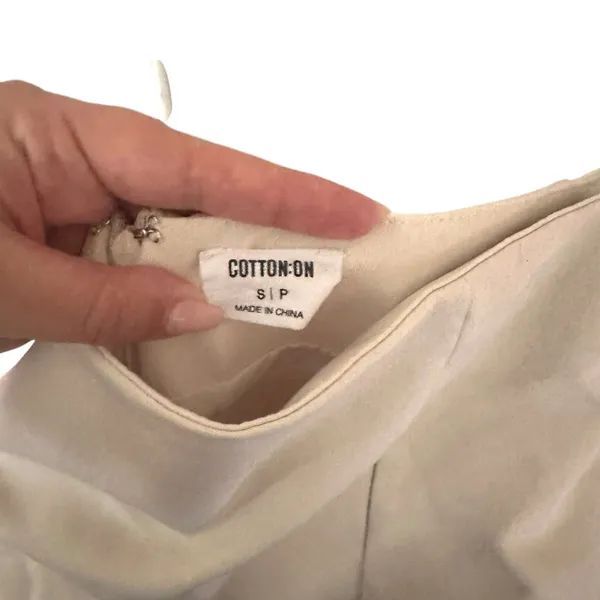COTTON‎ ON Mini Skirt Off White Small - Image 4