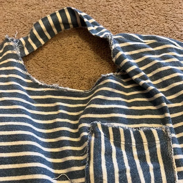 Free people beach‎ striped blouse xs - Image 4