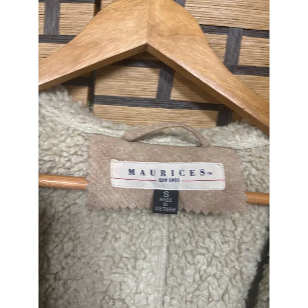 Maurice’s Brown‎ Sherpa Lined Jacket Size Small - Image 5
