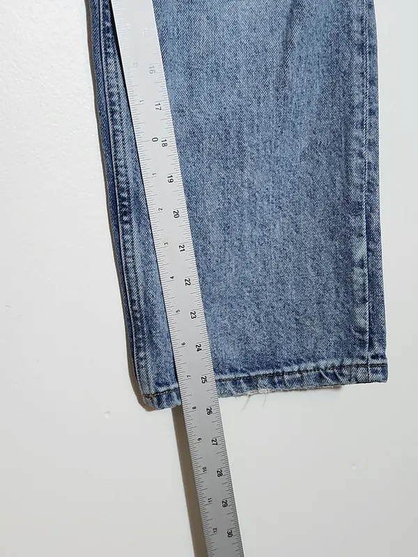 Everlane Womens Button-Fly 90s High Waist Jeans Size 27 - Image 8