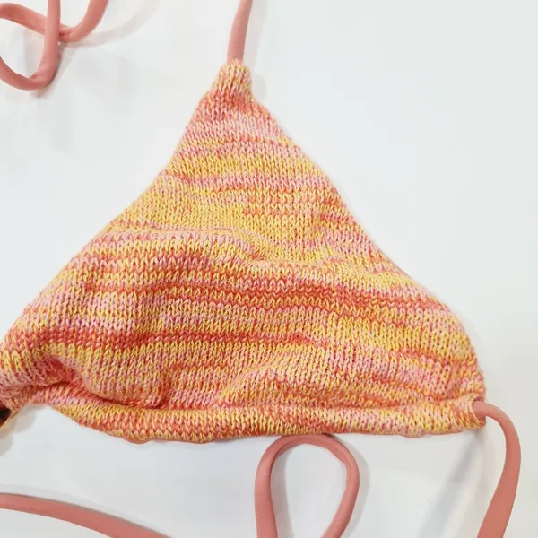 VDM Lunar Reversible Bikini Top in Sunrise - Image 4