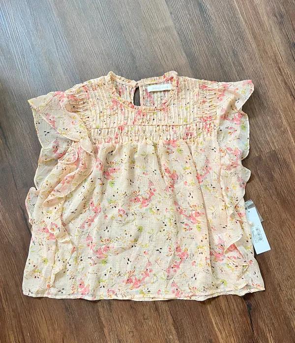 NWT Bishop and Young Shelby Flutter Sleeve Blouse - Image 3