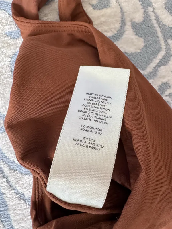 Babaton by Aritzia Bodysuit Brown Size XS - Image 4