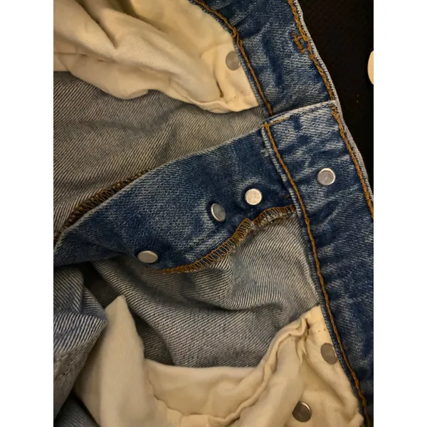 Reformation Jordi Kick‎ Flare Jeans Medium Wash Denim Button Fly Women's Size 29 - Image 8