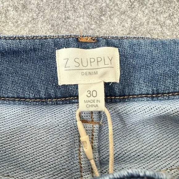Z Supply Georgia Relaxed Leg Jeans Vintage Indigo‎ Blue Wide Leg Size 30 NEW - Image 5