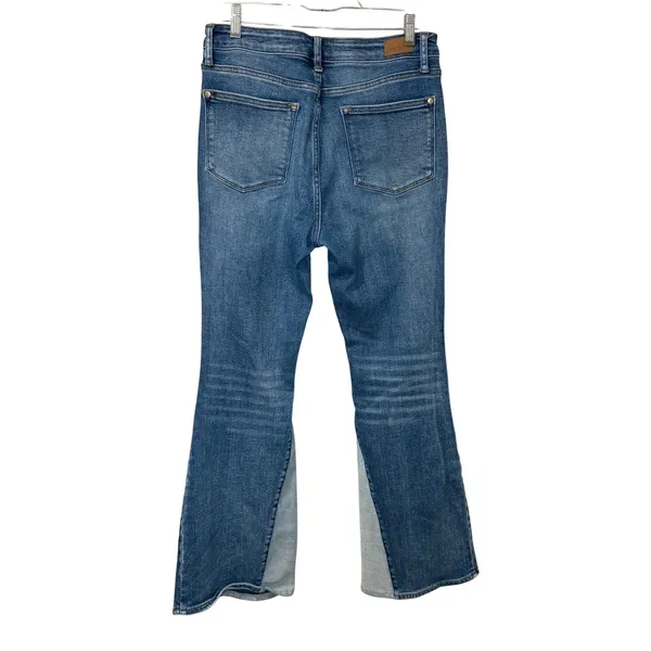 Judy Blue Georgia‎ Panel Flare Jeans Bell Bottoms Size 11/30 - Image 5