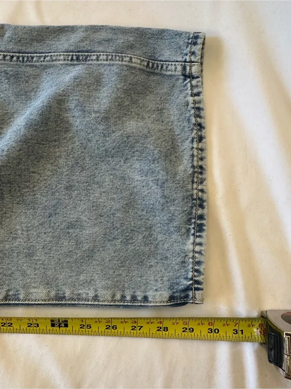 Old Navy Light Blue Wide-Leg Jeans - Image 4