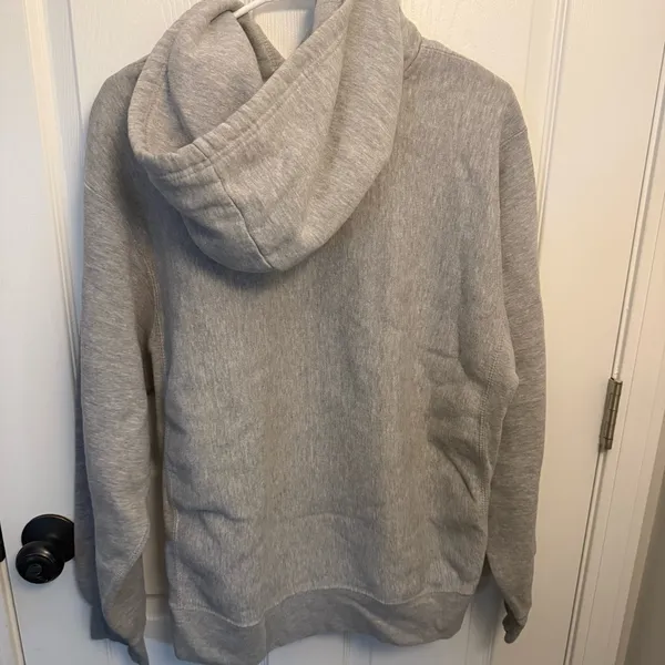 Oversized Graphic Hoodie Gray Size M - Image 2