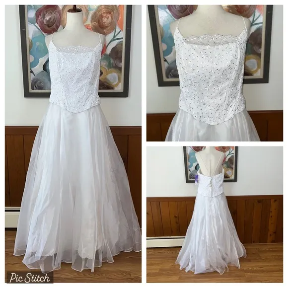 Pretty New Lenovia Organza Prom/Quinceanera/Wedding Gown! - Image 2
