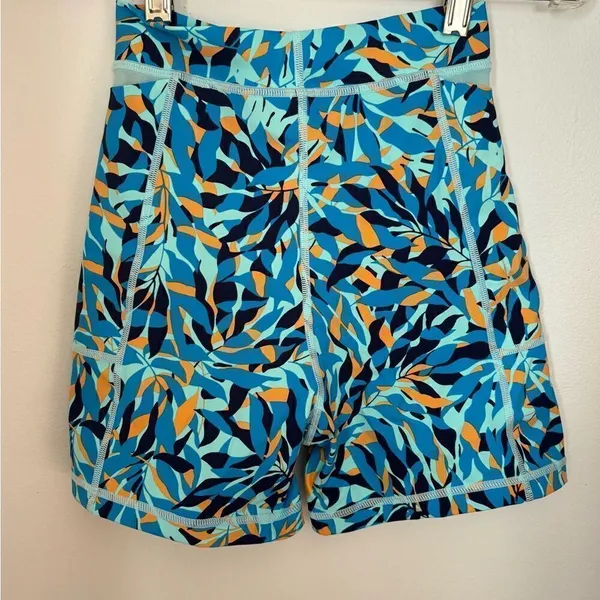 Offline by Aerie Printed Bike Shorts Size Small Blue - Image 6