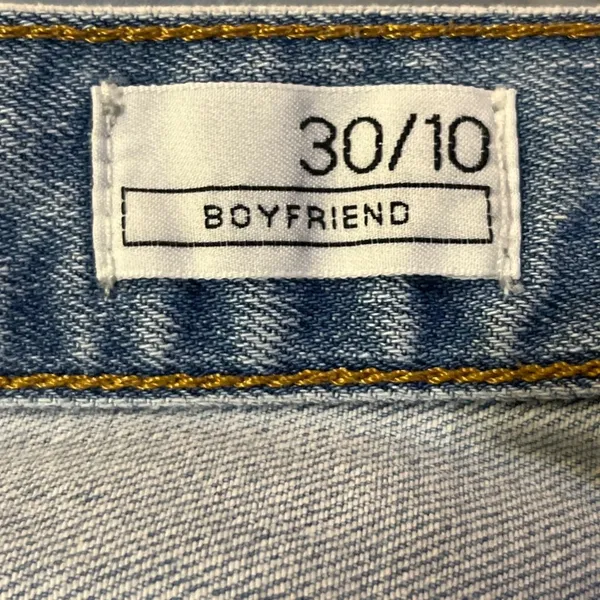 Gap 1969 Boyfriend Denim Shorts 30/10 Split Hem Used - Image 7