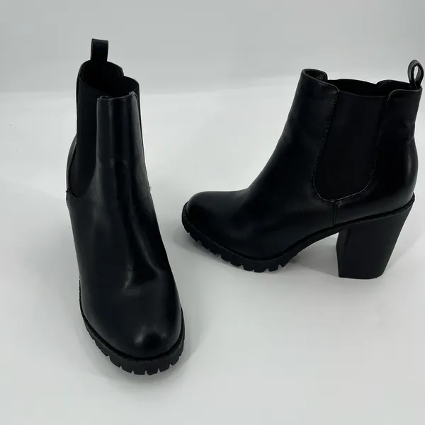 Soda Y2K Chunky Chelsea Womens Boots Sz 9 Lug Sole Grunge Ankle Punk Edgy Street - Image 11
