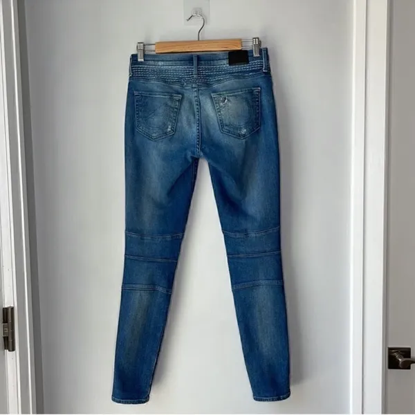 True Religion Blue Skinny Jeans with Distressed Details - Image 2