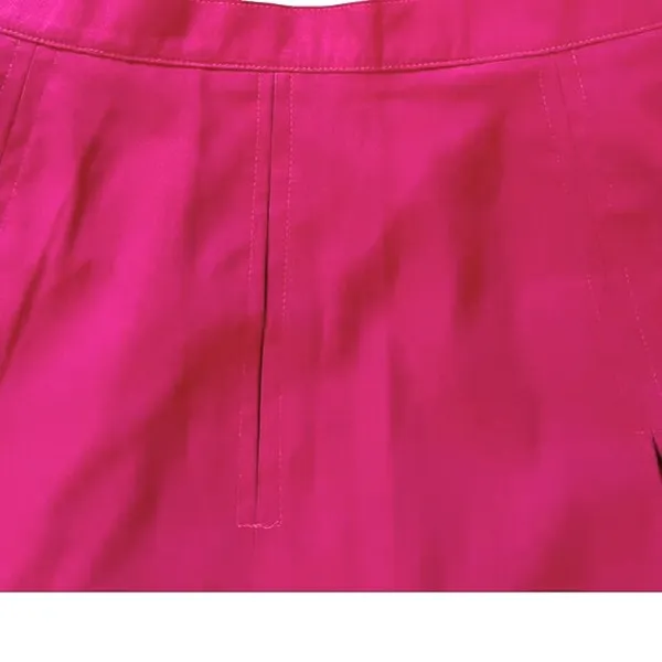 le coq sportif Womens Skirt Size 16 Pink Pleats Preppy Side Zip Colorful Comfort - Image 8
