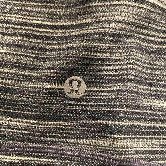 Lululemon Women’s 6 Hoodie Define Jacket Heathered Black White Full‎ Zip Sporty - Image 14