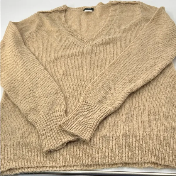 J. Crew Camel Knit Sweater - Image 13