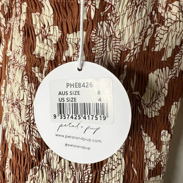 Petal & Pup Byron Floral Midi Dress Size 4 NWT - Image 3