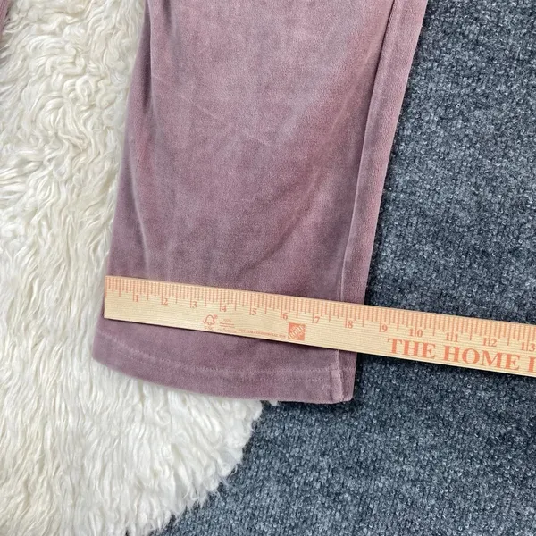 John Galt Velour Pants Mauve Pink Purple Anastasia Velvet Sweatpants - Image 5