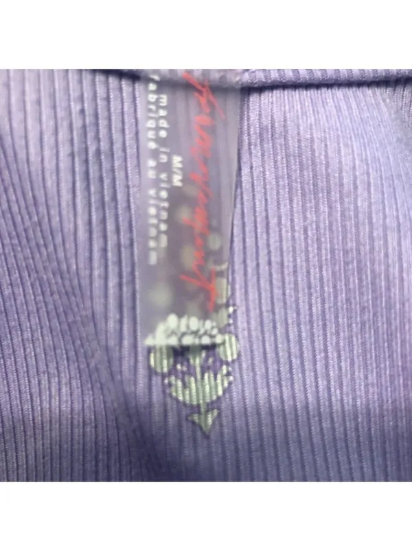 Free People Ribbed Crop Tank Top Size M Lilac - Image 3