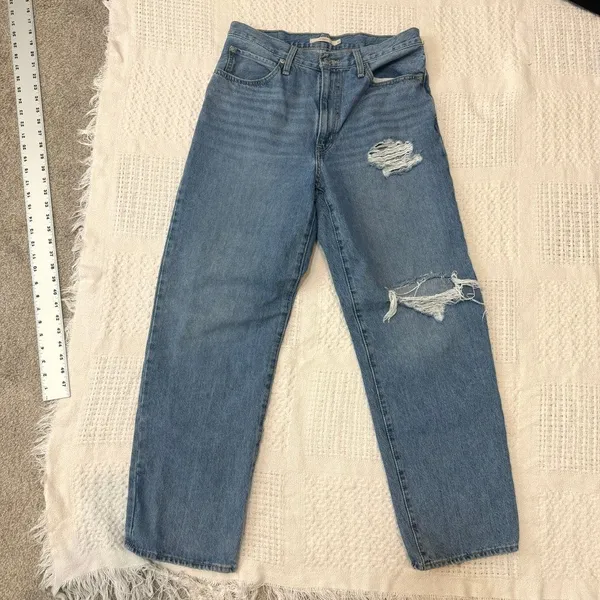 Levi's 30 '94 Baggy mid rise straight leg distressed jean J2 2753 - Image 10