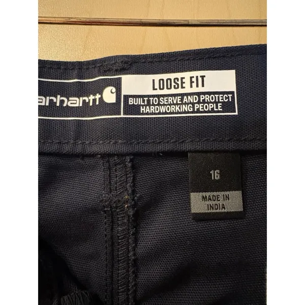 Carhartt Work Shorts Women's 16 Rugged Flex Professional Series Loose Fit NWT - Image 2