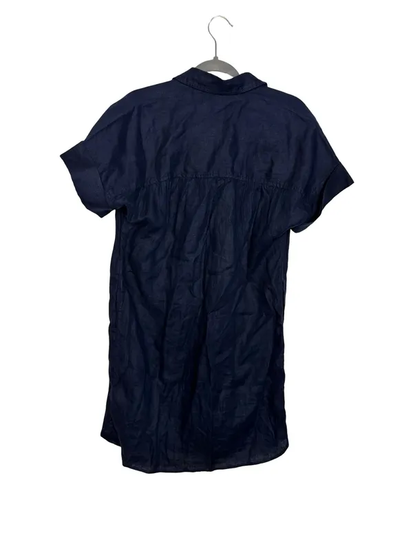 💙✨‎ J.Crew Baird McNutt Irish Linen Navy Shirt Dress Small ✨💙 - Image 5