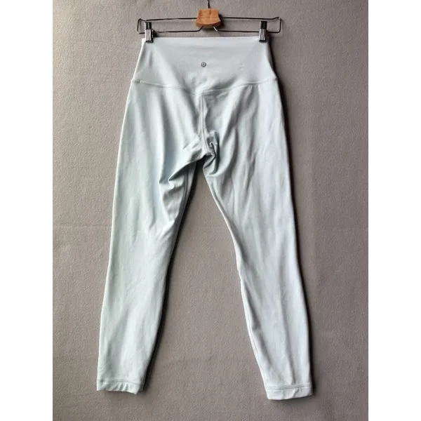 Lululemon Align High Rise Pant 25" Powder Blue Size‎ 8 Nulu Yoga Leggings - Image 6