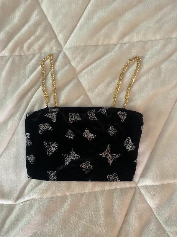 butterfly chain cami top Gold - Image 4