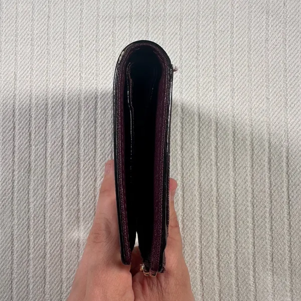 Kate Spade New York Purple Zip Around Wallet Small Card Holder - Image 7