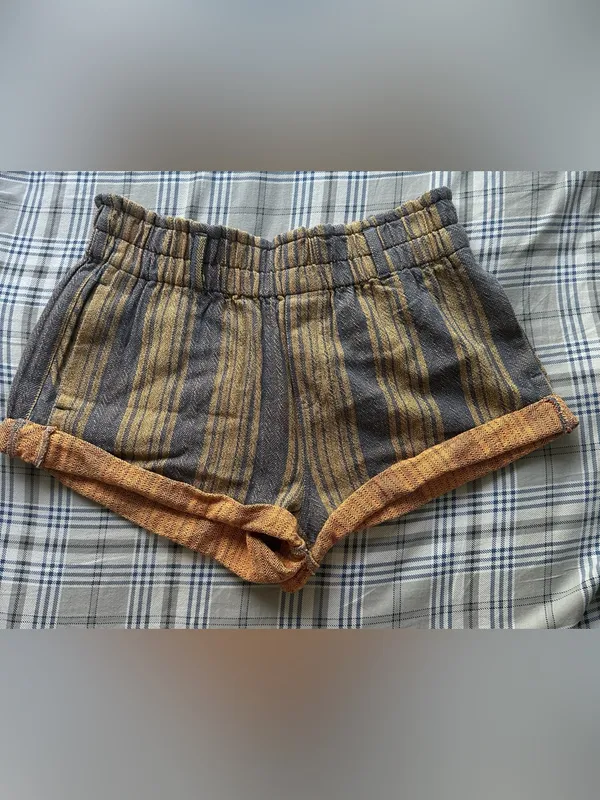 NWT! Free People Solar Flare Baja Striped Shorts - Image 2