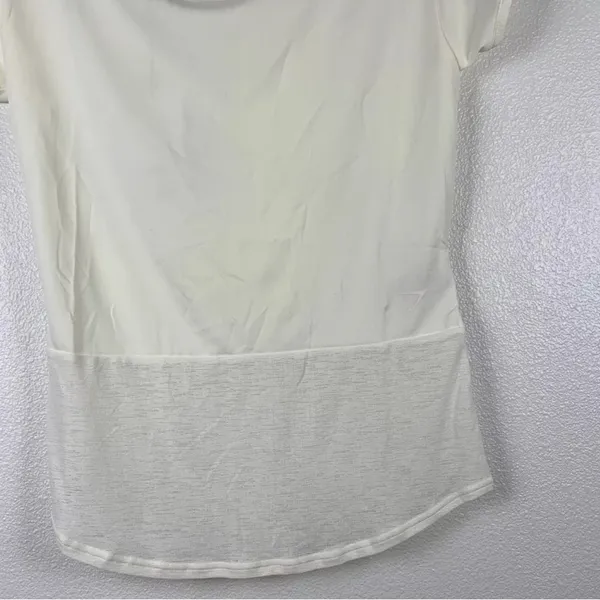 Gymshark Womens Whitney‎ Simmons Longline Lightweight Tee White XS NWT - Image 4