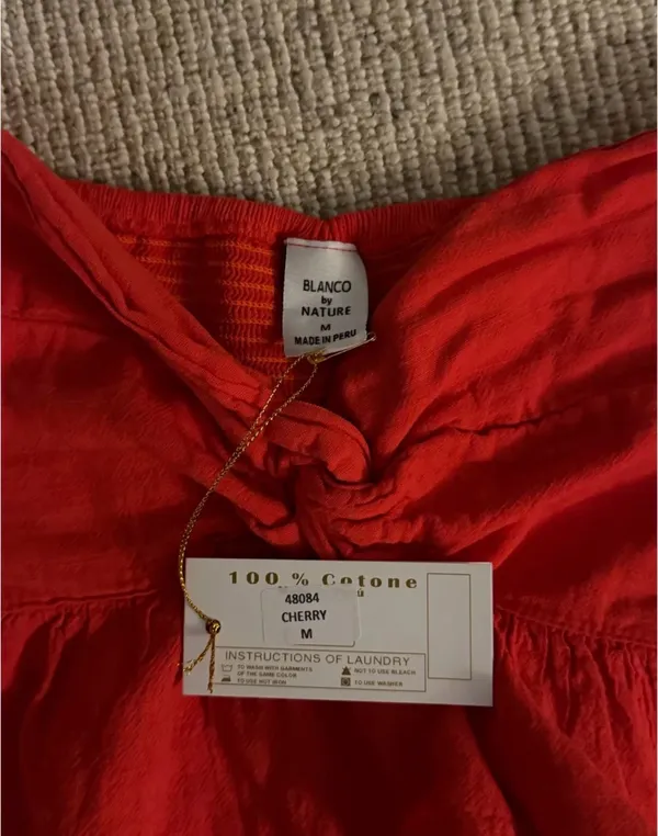 Blanco by Nature Red tube top - Image 2