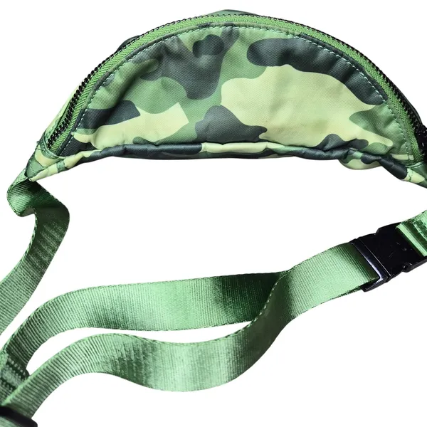 Stoney Clover Lane Fanny Pack Camo Belt Bag Crossbody Feminist Pride Patches 12" - Image 7