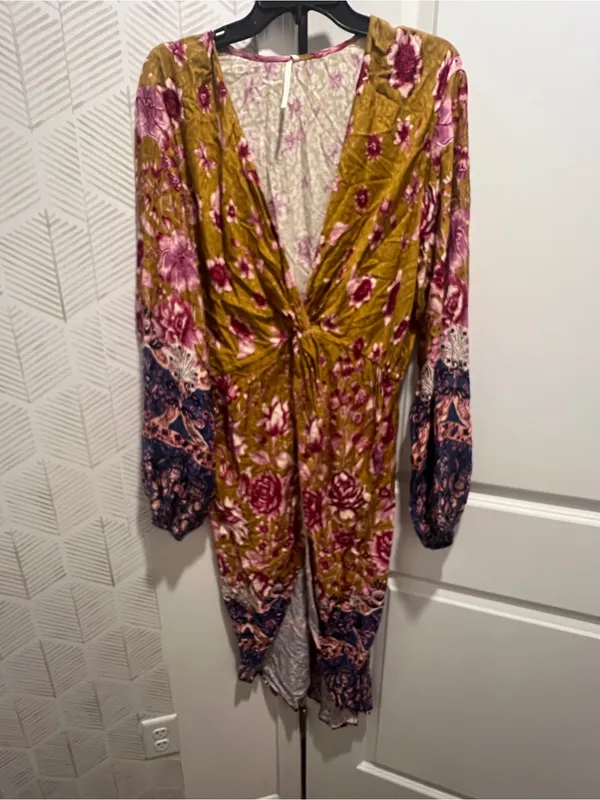 NWT Anthropologie printed floral tunic size L - Image 5