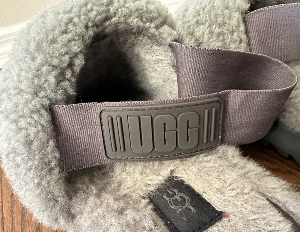 UGG Super Fluff Slipper With Strap - Image 8